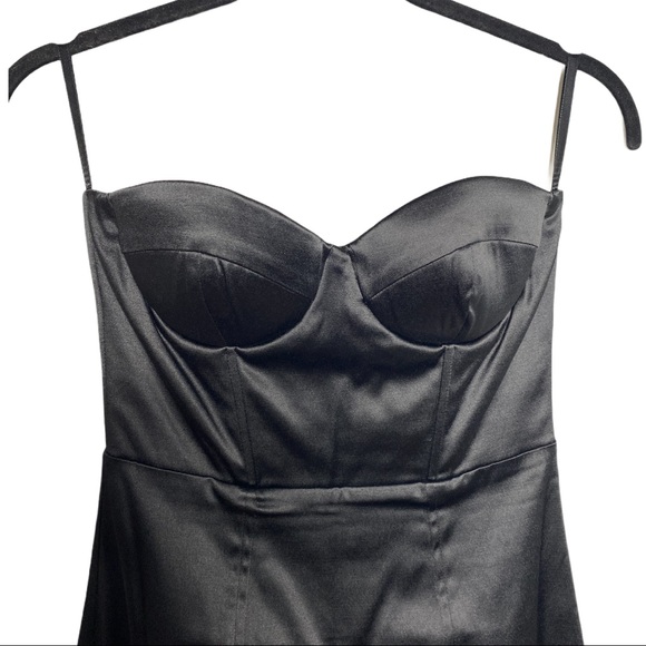 Blaque Label 3 in 1 Black Body Con Chiffon Dress NWT Size: Small - Picture 5 of 12